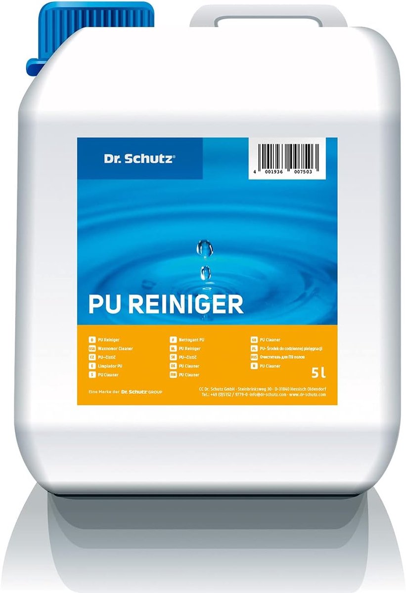 Vloerreiniger voor vinyl en PVC - 5 liter PU-reiniger - Streepvrije, pH-neutrale vloeronderhoudsoplossing