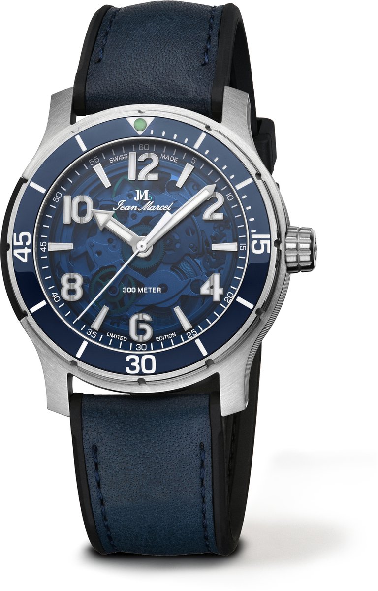 Jean Marcel Herren Armbanduhr Edelstahl Satiniert 24,5cm