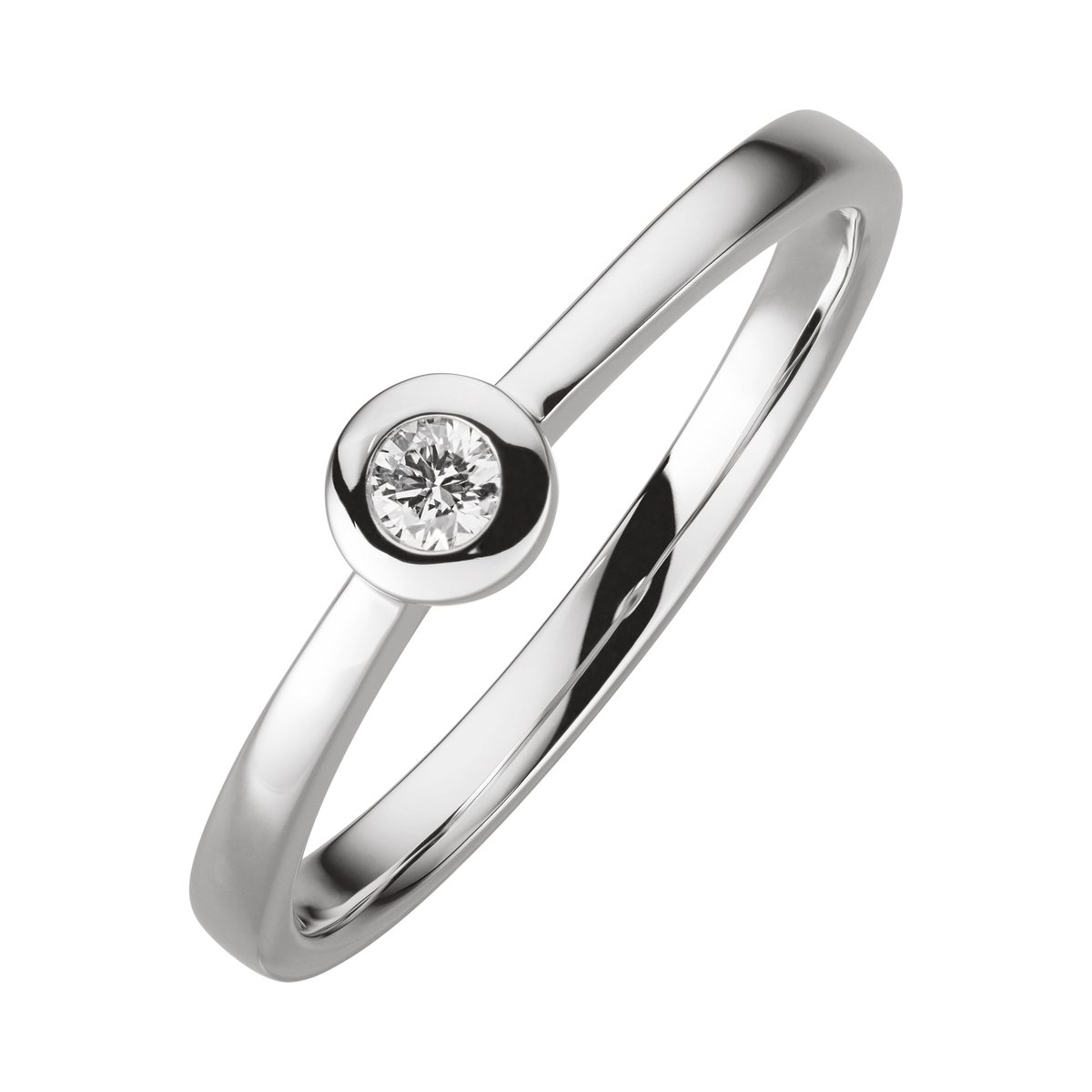 Orolino Ring Gold 585 mit Brillant 0,07ct.