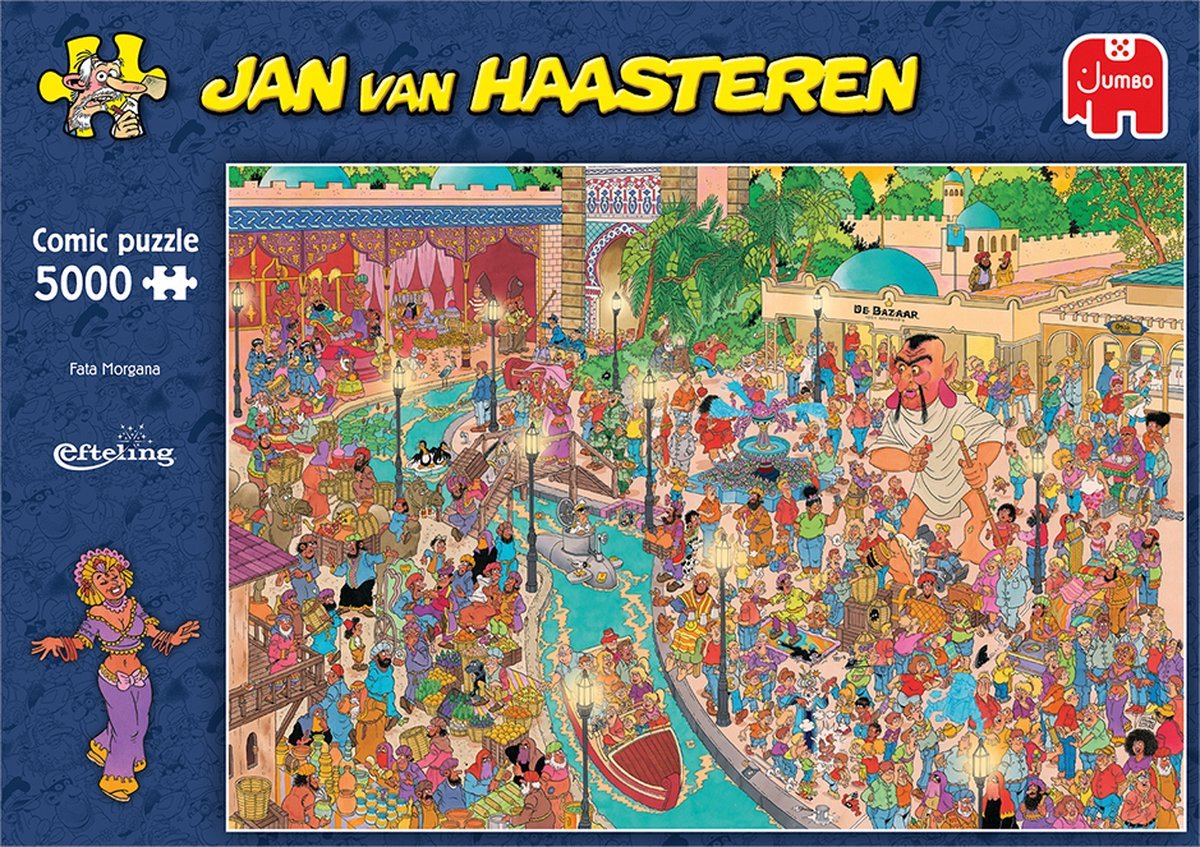 Jan van Haasteren - Efteling Fata Morgana - 5000 stukjes puzzel - Legpuzzel — afbeelding 5