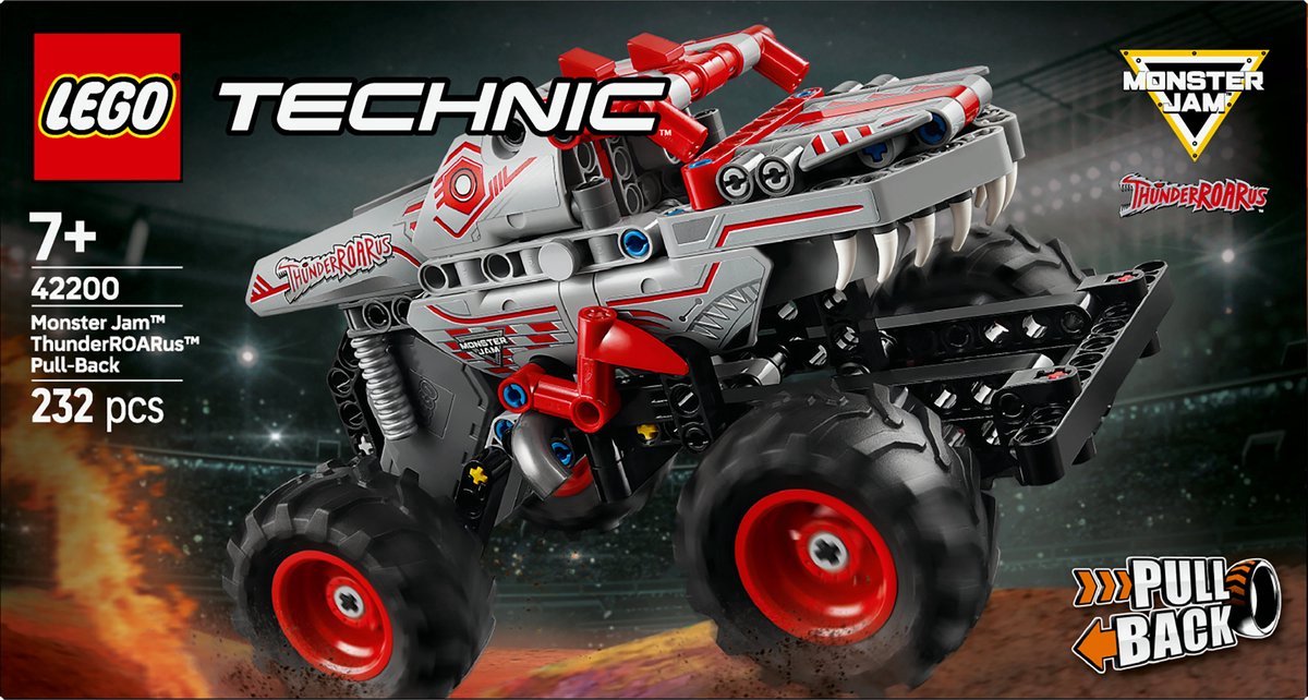 LEGO Technic Monster Jam™ ThunderROARus™ pull-back truck - 42200 — afbeelding 18