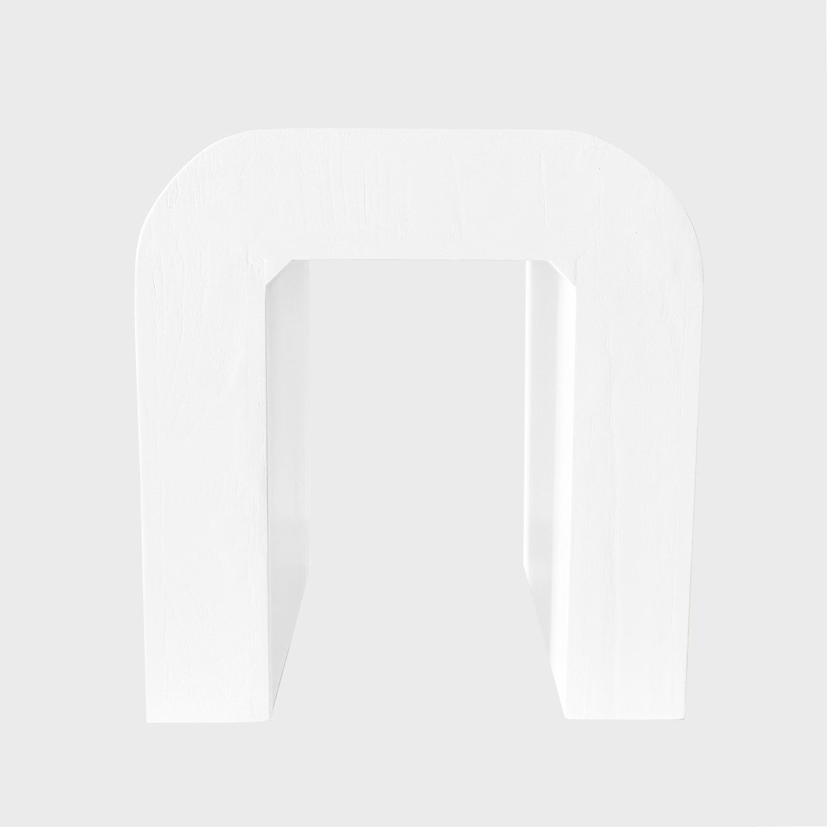 Homla Stool - Wood - 40x44x48 cm - ESCURO wit