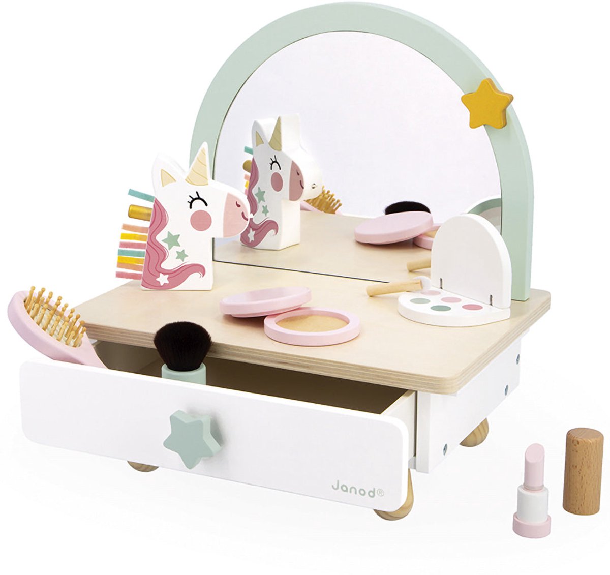 Janod - Unicorn - Houten kappers tafel — afbeelding 16