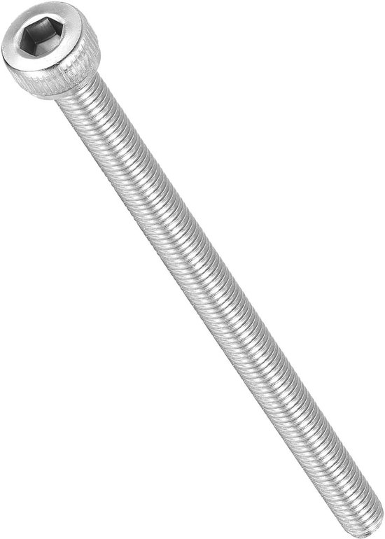 TXXATX M4 x 25 mm lenskopschroeven roestvrij staal, 50 stuks platte kopschroeven M4 binnenzeskant ISO 7380-2 schroeven met flens A2 V2A metrisch volledige schroefdraad voor meubelproductie
