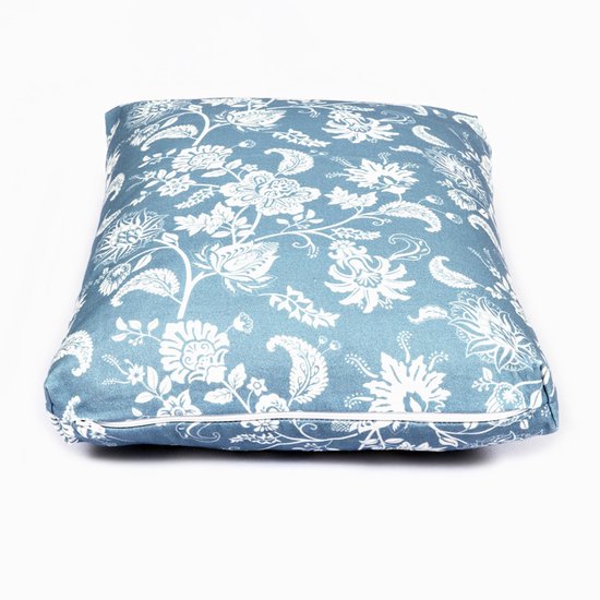 Samarali Nek kussen - Yoga hoofdkussen - Savasana Yogakussen - Biologisch katoen, GOTS-gecertificeerd, nekkussen en meditatiekussen - Blauw, 40x30x4.5 cm van Samarali — afbeelding 3