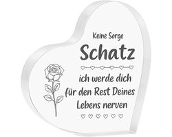 Acryl hart cadeau - vriendin - verjaardagscadeaus - valentijnscadeaus - ik hou van je voor vriendin en vrouw - liefde - geschenk