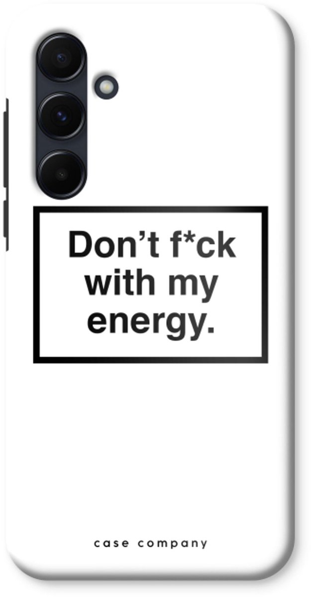 Case Company® - Hoesje geschikt voor Samsung Galaxy A55 hoesje - My energy - Tough Case - Maximale Bescherming alle Kanten en Schermrand