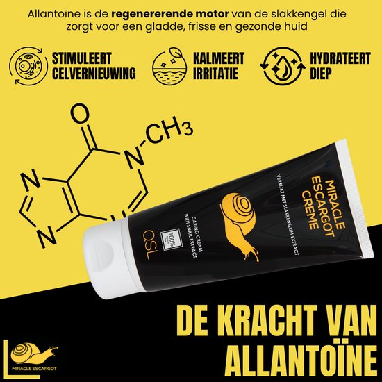 QSL | Miracle escargot crème - slakkencrème - slakkenslijmcrème - 200ml