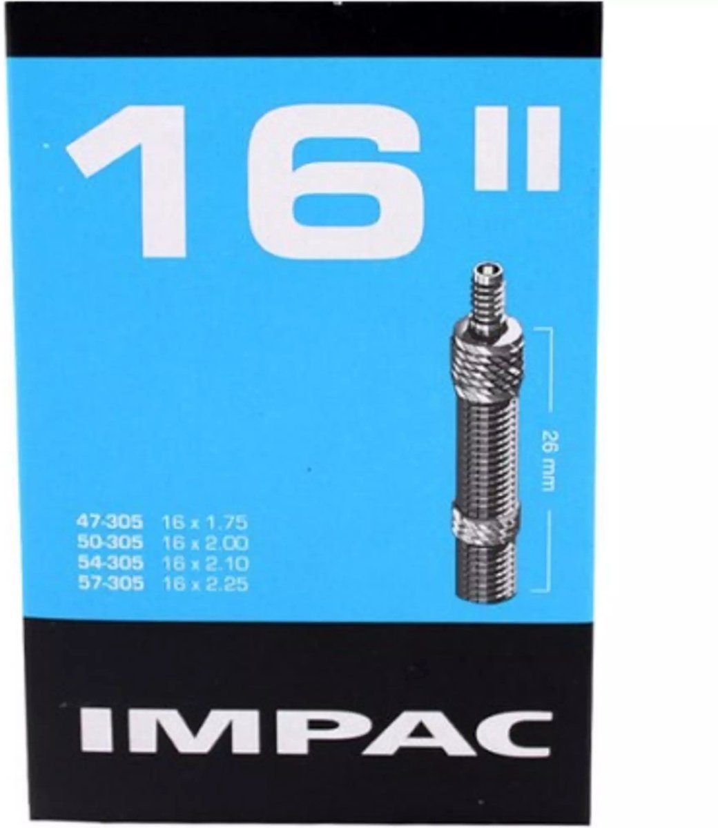 Binnenband Impac DV16 16 / 47/57-305 - 26mm ventiel