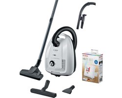 Bosch Serie 4 Stofzuiger Wit BGL38WH3H + Stofzuigerzakken PowerProtect Type G ALL BBZ41FGALL
