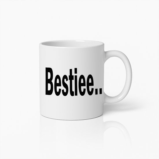 Bestie Mok | Grappige Vriendschap Koffiebeker | Leuk Cadeau voor Beste Vrienden | 330ml Keramische Mok
