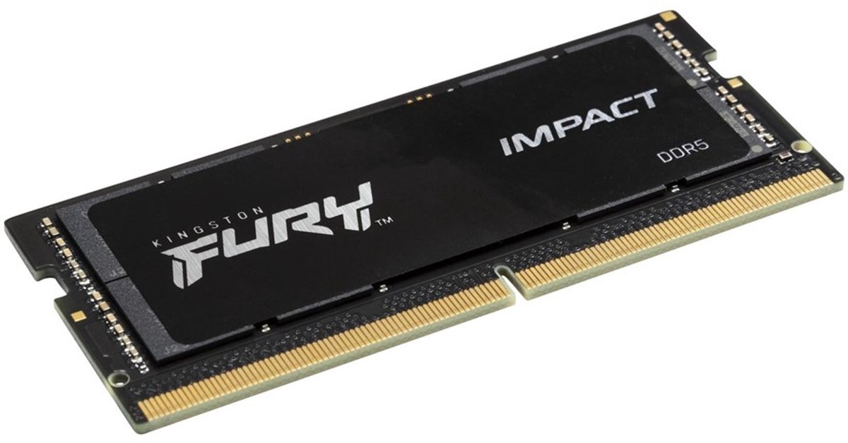Kingston Fury Impact - Ddr5 - Module - 8 Gb - So Dimm 262-Pin - 4800 Mhz / geheugen - afbeelding 5