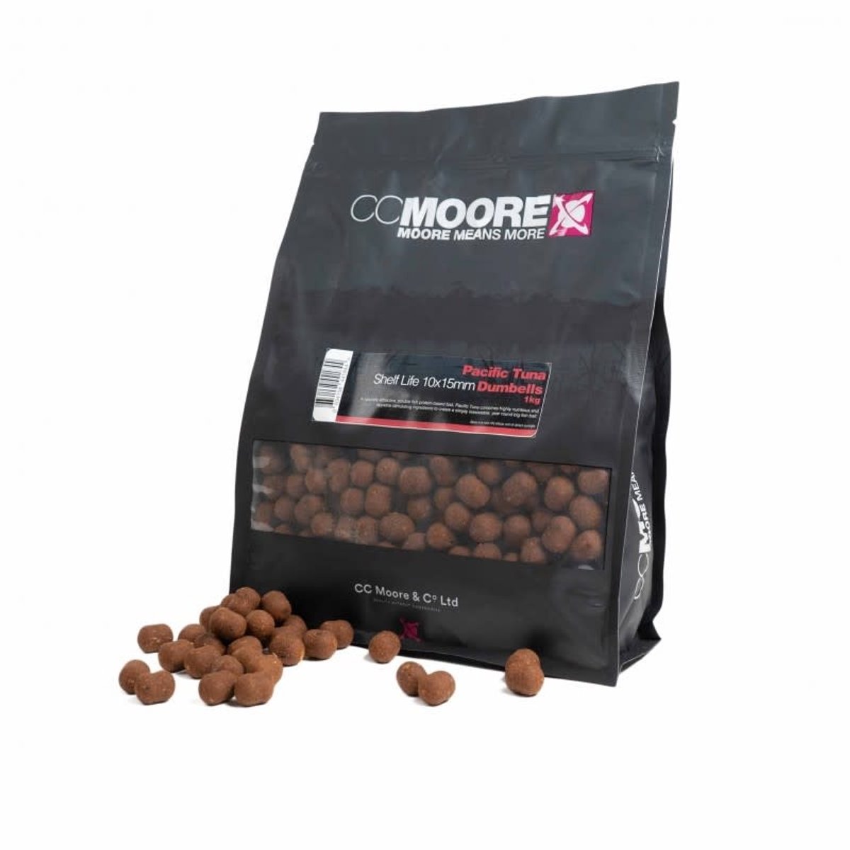 CC Moore Pacific Tuna Shelf Life Dumbells (1 kilo) - Maat : 15x18mm