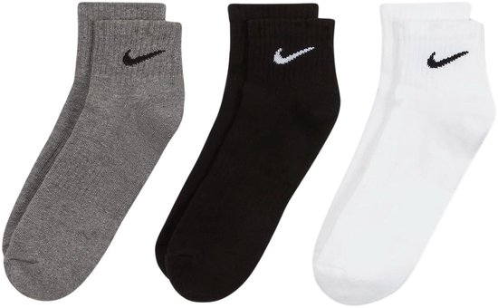 Nike Everyday Cushioned Enkel Sokken (3-pack)