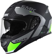 SMK Gullwing Kresto Modulaire Helm -Glossy Black / Grey / Fluo Yellow XS