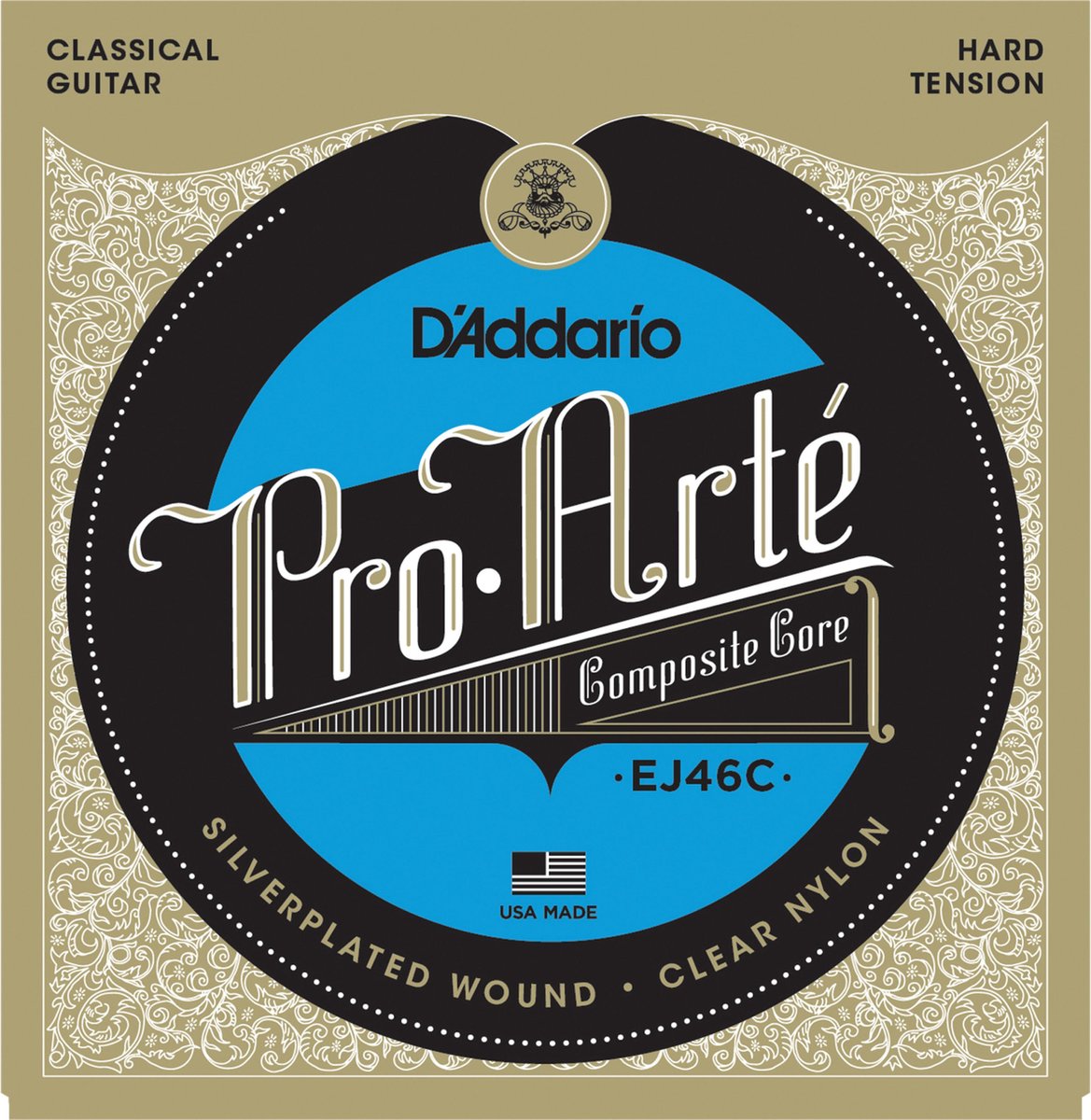 D'Addario K-Git.snaren Composites EJ46C Pro Arte, Hard - Klassieke gitaarsnaren