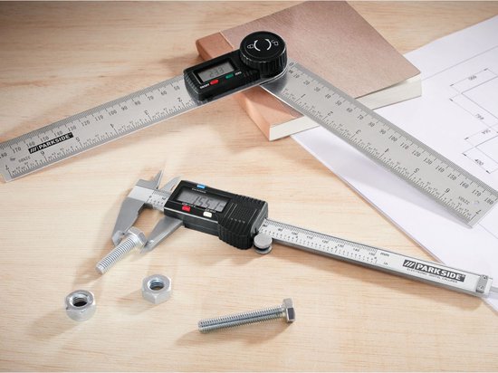 Digitale schuifmaat 300 mm 200 Elektronische digitale schuifmaat LCD Kunststof schuifmaat Lange kaak Micrometer Binnenste buitendiameter Meter Meetinstrumenten (150 mm lange kaak