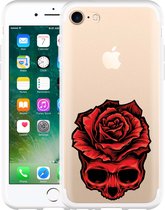 iPhone 7 Hoesje Red Skull - Designed by Cazy