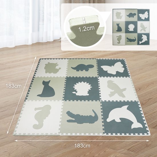 Hakuna Matte Playmat Bébé - Tapis de jeu en mousse XXL - Jungle