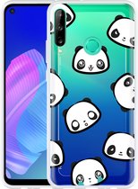 Huawei P40 Lite E Hoesje Panda Emotions Designed by Cazy