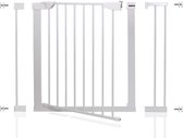 HanksKids - Veiligheidshek trapdrempel voor deuren / trappen 75-103cm - Wit