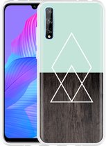 Huawei P Smart S Hoesje Wood Simplicity Designed by Cazy