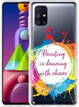 Hoesje Geschikt voor Samsung Galaxy M51 Painting
