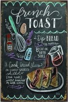 Wandbord Eten & Drinken - French Toast
