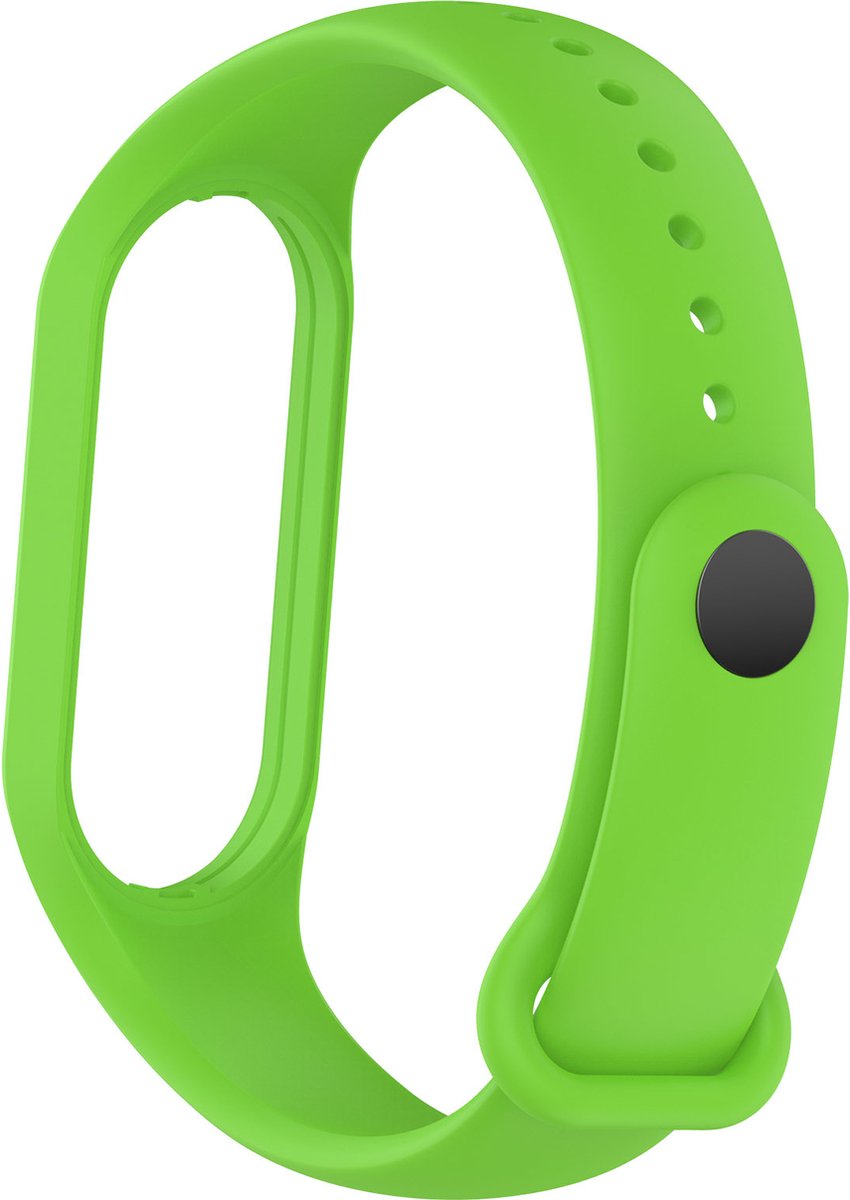 Siliconen bandje - Geschikt voor Xiaomi Mi Band 5 & 6 - Groen