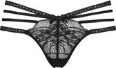 Hunkemöller Dames Lingerie String Lorraine - Zwart - maat S