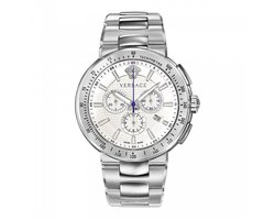 Versace VFG090013 horloge mannen - Roestvrij Staal - zilver