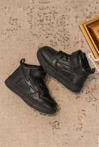 Hoge sneakers voor jongens - zwart - maat 30