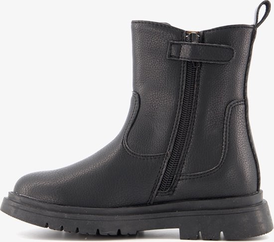 Blue Box meisjes chelsea boots met luipaardprint Zwart Uitneembare zool Maat 24 bol