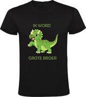 Ik word grote Broer Kinder T-shirt | Dino | Dinosaurus | Kind | Baby | Zwanger | In verwachting | Zus | Zwangerschap