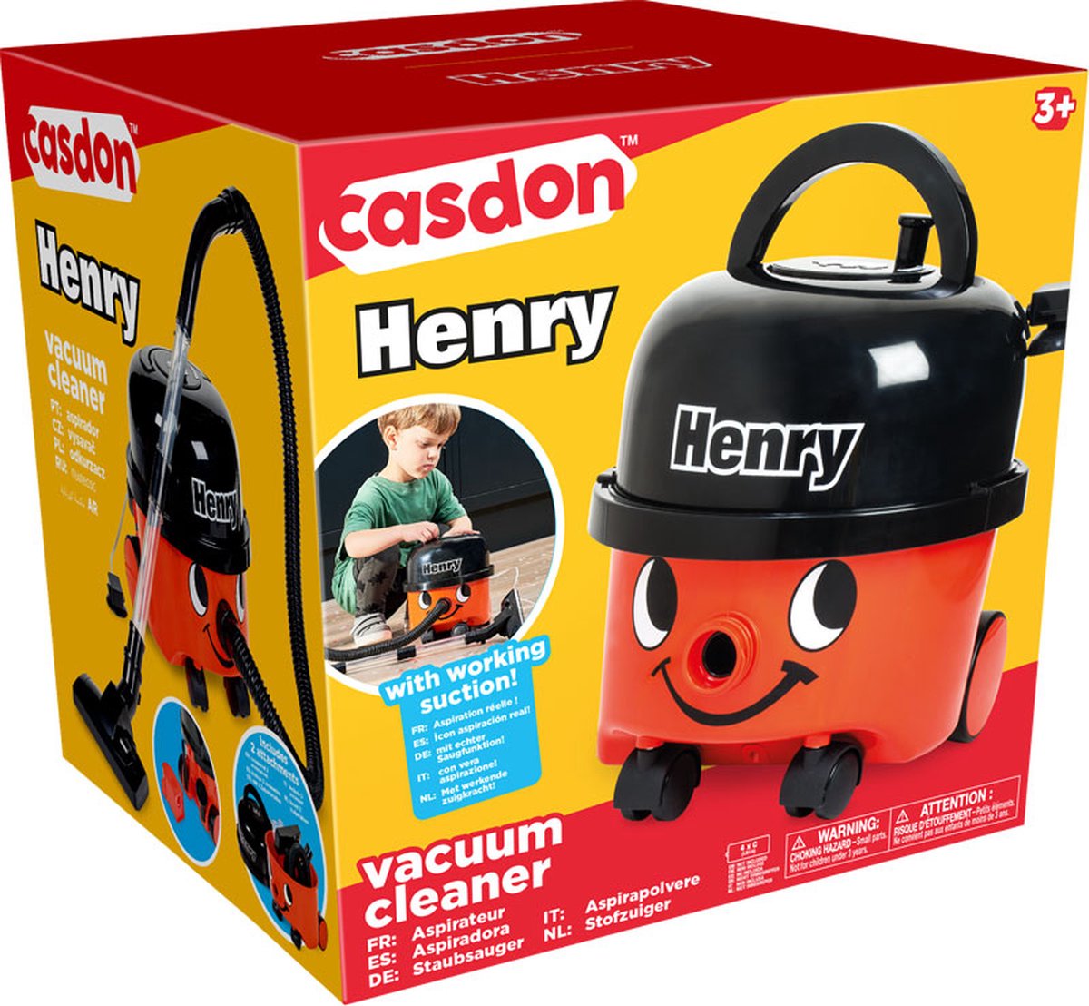 mesh voor mij milieu Casdon Henry - Speelgoed stofzuiger | bol.com