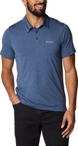 Columbia Tech Trail Polo Shirt 1768701479, Mannen, Blauw, Poloshirt, maat: M