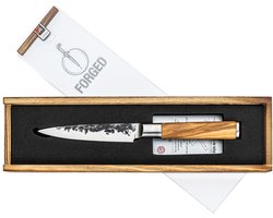 Forged Universeel keukenmeus - Olive - 13cm - Olijfhout - In Houten Gifbox