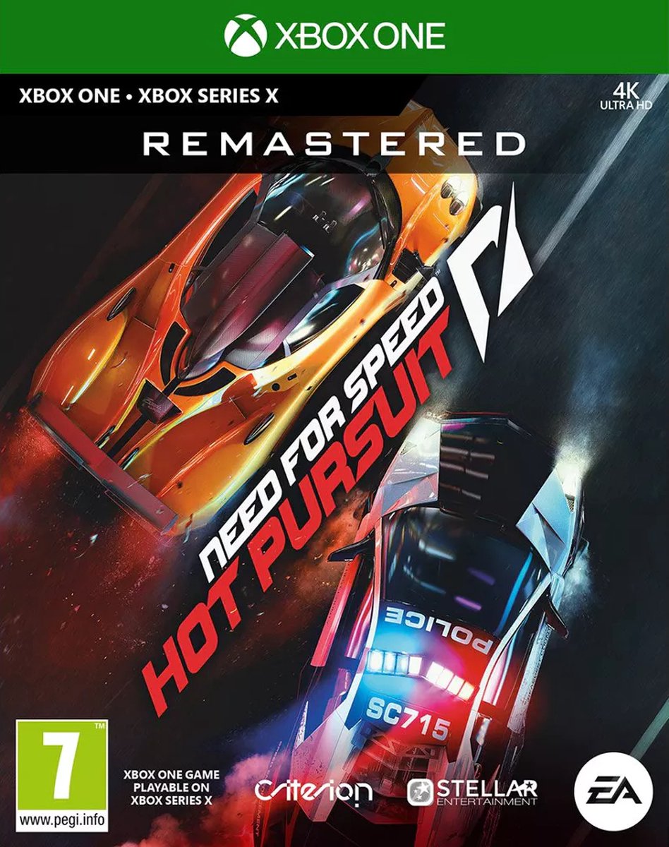 Need For Speed: Hot Pursuit Remastered - Xbox One & Xbox Series X/S - Nfs - Code in a Box
