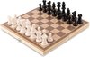 Afbeelding van het spelletje Borvat® | Houten chess Schaakspel | 28 x 28 cm | afsluitbaar | Luxe Schaakspel Hout | Schaakstukken