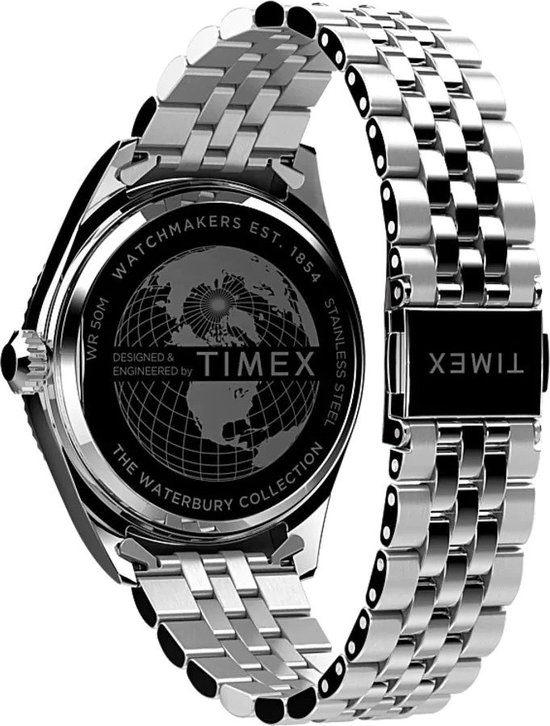 Timex Legacy TW2V17800 Horloge - Staal - Zilverkleurig - Ø 41 mm