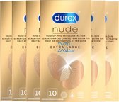 Bol.com Durex Condooms Nude XL 10st x6 aanbieding