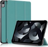 Lunso - iPad 10 (2022) - Housse Tri-Fold Bookcase - Vert