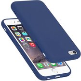 Cadorabo Hoesje voor Apple iPhone 6 / 6S in LIQUID BLAUW - Beschermhoes gemaakt van flexibel TPU silicone Case Cover