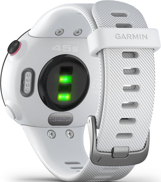 Garmin Forerunner 45S - Sporthorloge met GPS Tracker - Hardloophorloge - 40mm - Zwart/Wit - Garmin