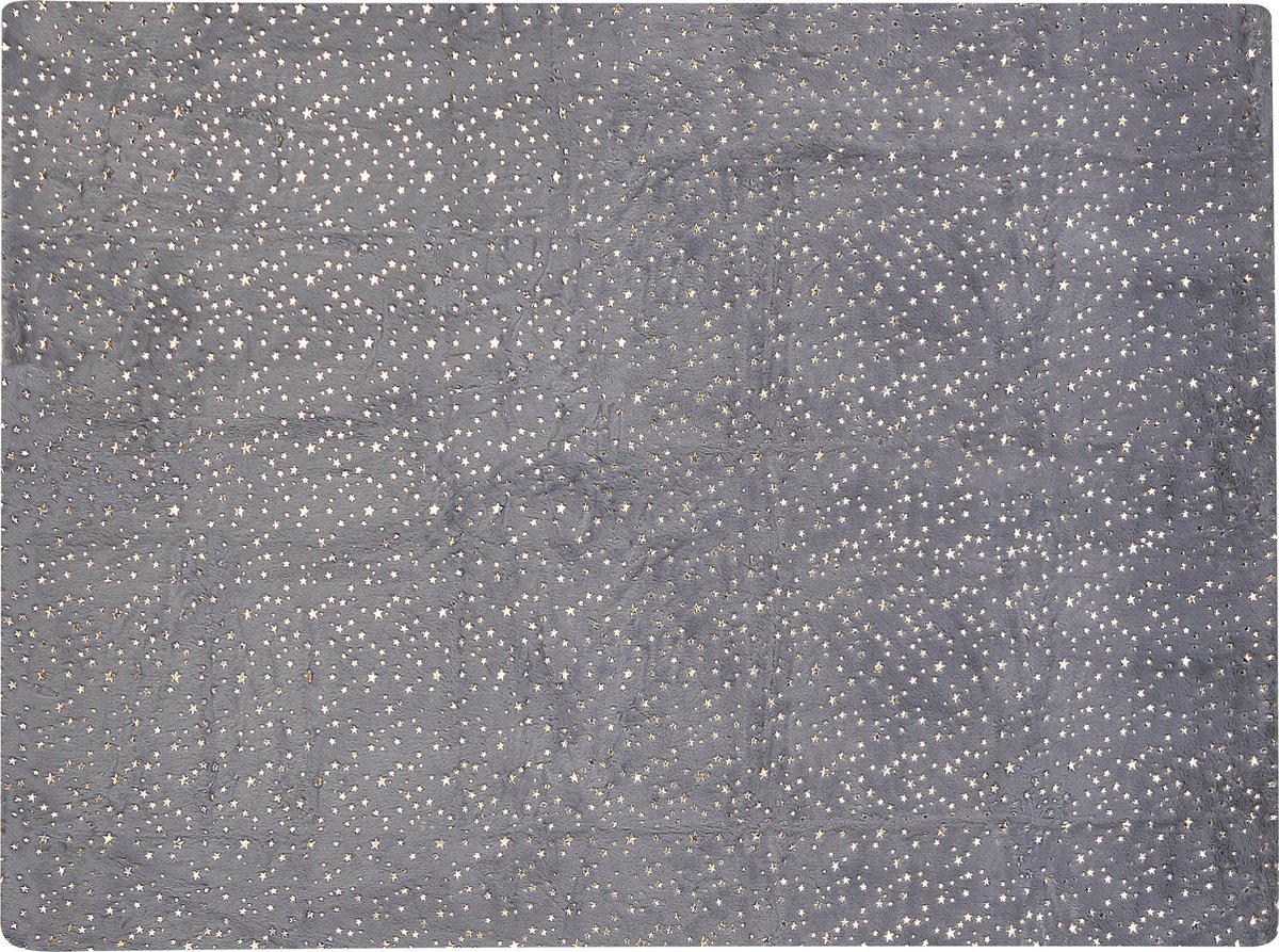 ALAZEYA - Plaid - Grijs - 150 x 200 cm - Polyester