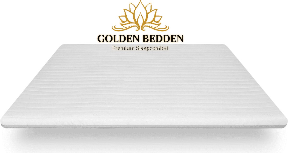 Golden Bedden - tweepersoon - Topdekmatras -Comfortfoam Orthopedisch - Koudschuim Hr40 Topper - 140x190 cm - 7 cm