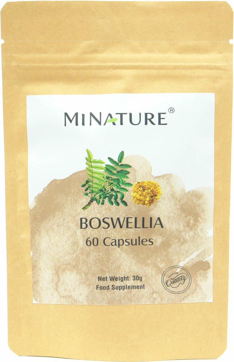 Goedkoopste Boswellia Capsules 60 stuks - 450mg Poeder van Boswellia Serrata per Vega Capsule - 100 Plantaardig - Frankincense, Wierook