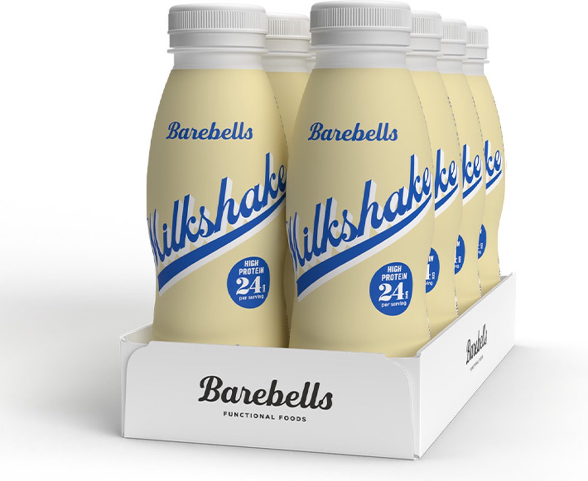 Barebells | Proteine Milkshake | Vanille | Tray | 8 x 330ml | Snel afvallen zonder poespas!