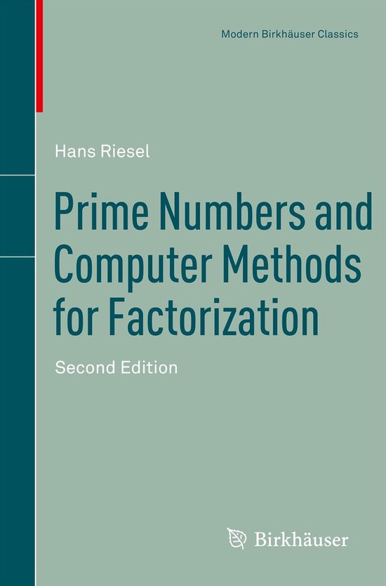 Prime Numbers And Computer Methods For Factorization - cover