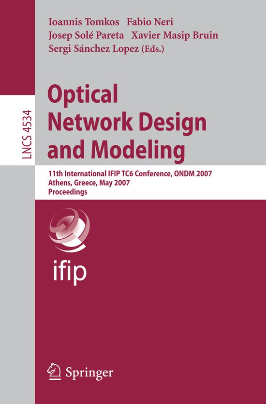 Optical Network Design And Modeling - cover
